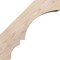 Ekena Millwork 5 1/2"W x 12"D x 12"H Balboa Smooth Knee Brace, Douglas Fir BRC06X12X12BOA00SDF - alternate 2